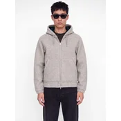 JACK & JONES Prehodna jakna JCOIMPACT pegasto siva