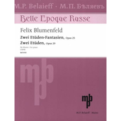 BLUMENFELD:ZWEI ETUDEN-FANTASIEN OP.25/ZWEI ETUDEN OP.29 PIANO