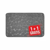 Cool Mango penasta preproga za kopalnico, tepih iz spominske pene z nedrsečo PVC podlago, 2 kosa (1 + 1 GRATIS), 40 x 60 cm - Bathy
