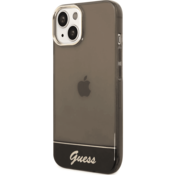 Guess Guess prosojno - Ohišje za iPhone 14 Plus (črno)