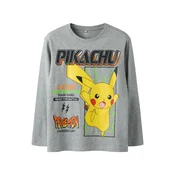 NAME IT Majica NKMSYX POKEMON rumena/pegasto siva/oranžna/črna