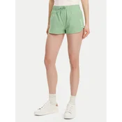 Roxy Kratke hlače iz tkanine ERJBS03298 Zelena Regular Fit