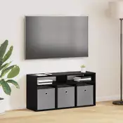 Nizak ormaric s ladicama Crni hrast 87 x 27,5 x 43 cm