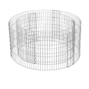 Okrogel gabion 90 x 40 cm | SONGMICS