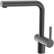 SOLIDO kuhinjska armatura CA1108GMU, izvlečni izliv, tlačna, Gun metal