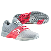 Head Revolt Pro 4.0 AC Grey/Coral EUR 40 Womens Tennis Shoes