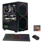 Hyrican Gamemax Black Hole 7195 AMD Ryzen™ 7 7700X 16 GB DDR5-SDRAM 1 TB SSD NVIDIA GeForce RTX 4060 Ti Windows 11 Home Midi Tower PC/osobno racunalo Crno