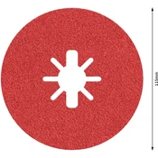 Vlaknena brusna plošča PRO R780 X-Lock, 115 mm, G60