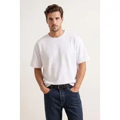 Trendyol Muška majica Tmnss26Ts00010, Bela