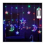 Aigostar - LED RGBY spoljni božicni lanac 120xLED/6W/230V/8 funkcija 3x0,6m IP44 + daljinski upravljac
