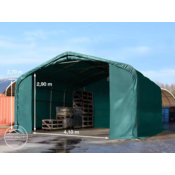 Toolport skladiščni šotor z vrati (6x6m, 4.1x2.9m, PVC 550g/m2)