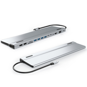 INF 14-v-1 USB-C zvezdišče z več vrati s HDMI, VGA, Ethernet, čitalnikom kartic SD/TF, (21778794)