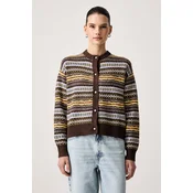 Levis  kardigan ženski z dodatkom volne CHARLOTTE CREWNECK