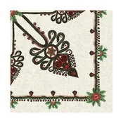 Eko serviete za decoupage Parzenica Pattern - 1 kos