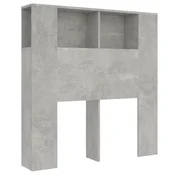 Vidaxl Vzglavna omarica betonsko siva 100x18,5x102,5 cm
