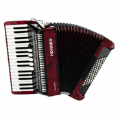 HOHNER HARMONIKA BRAVO III 72 RDEČA