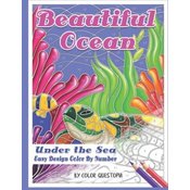 Beautiful Ocean Under the Sea Easy Design Color by Number