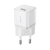 Stenski 20W polnilec Baseus GaN5S USB-C - white