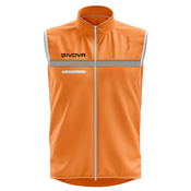 CASACCA RUNNING ARANCIO FLUO/NERO Tg. SENIOR