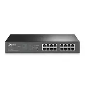 TP-LINK TP-Link TL-SG1016PE 16-port Gigabit Rack mount switch Easy Smart with 8-port PoE (TL-SG1016PE)