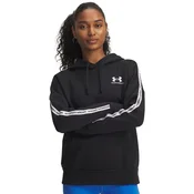 Mikina Under Armour Icon Fleece Taped Hoodiey Black S