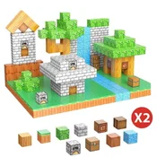 JOJOY® Magnetske kocke za slaganje, set 2 komada (96 kocki), snažni magneti, kocke 2 cm, edukativna igracka 3+ | M2AGCRAFTI