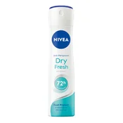 Nivea DRY FRESH antibakterijski antiperspirant za ženske 72 ur sprej 150 ml