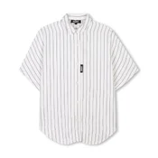 DKNY za dekleta. D62257 Bela črtasta majica (6anos= 114/119cm), Priložnostno, Viskoza, Kratek rokav, otroška moda