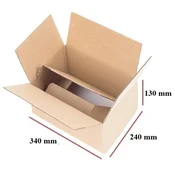 Škatla transportna 340x240x130mm avtomatsko dno