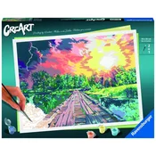 Ravensburger Slikanje po številkah CreArt – Mistično nebo
