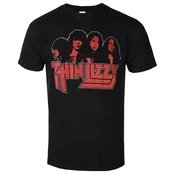 Metal majica moška Thin Lizzy - Band Photo Logo - ROCK OFF - TLTS08MB