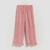 Reserved - Pantalone od mešavine viskoze i gužvane tkanine