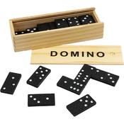 Klasične drvene domine u kutiji od 15 cm