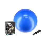 Northix 55 cm modra telovadna žoga - protipočna, nedrseča