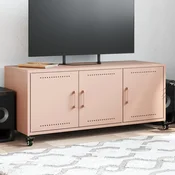 vidaXL vidaXL TV omarica roza 100,5x39x43,5 cm jeklo, (21242050)