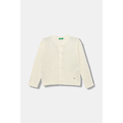 Otroški volneni pulover United Colors of Benetton bež barva, 126WG5006