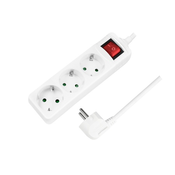 Logilink produžni kabl 3 mesta, prekidac, 1.5m, beli ( 5513 )