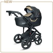 CoTo Baby otroški voziček Quara 3v1, BLACK GOLD ECO