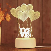 Mormark Dekorativna 3D LED luč | LEDLOVE Ljubezen