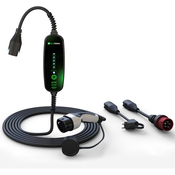 EcoVolter II PRO pametni prenosni wallbox 11kW, 3x16A, 6,5 m kabel APP (Wi-Fi), komplet BASIC, tip 2