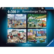 Ravensburger - Puzzle 4x500 Zbirka »Happy Days«, št. 8: Prazniki - 500 kosov