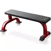 FIKSNA HORIZONTALNA klop – FLAT RED LINE BENCH