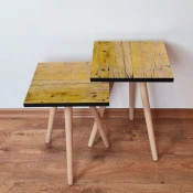 Hanah Home Set klub stocica 2Shp127, 2 komada, Žuti