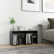 Nocni ormarici 2 kom crni 40 x 30 x 40 cm od konstruiranog drva