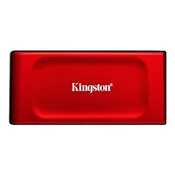 KINGSTON XS1000R 2TB SSD Pocket-Sized USB 3.2 Gen 2 External Solid State Drive Red