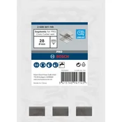 Segmenti za PRO Core Cutter wet, 28 x 10 mm, 1 1/4 UNC, 3 kosi