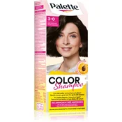 , Schwarzkopf Palette Color Shampoo šampon za toniranje odtenek 3-0 Dark Chocolate 50 ml