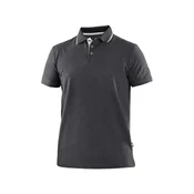 CXS Polo majica CXS HENRY, moška, s kratkimi rokavi, antracitno-bela