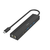 Hama 4047443505484 Usb-c hub, 6 portova, 3 x usb-a, usb-c, hdmi?, lan ( 200144 )