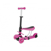 BBO trotinet s979a 3u1 scoot – pink ( S979APK )